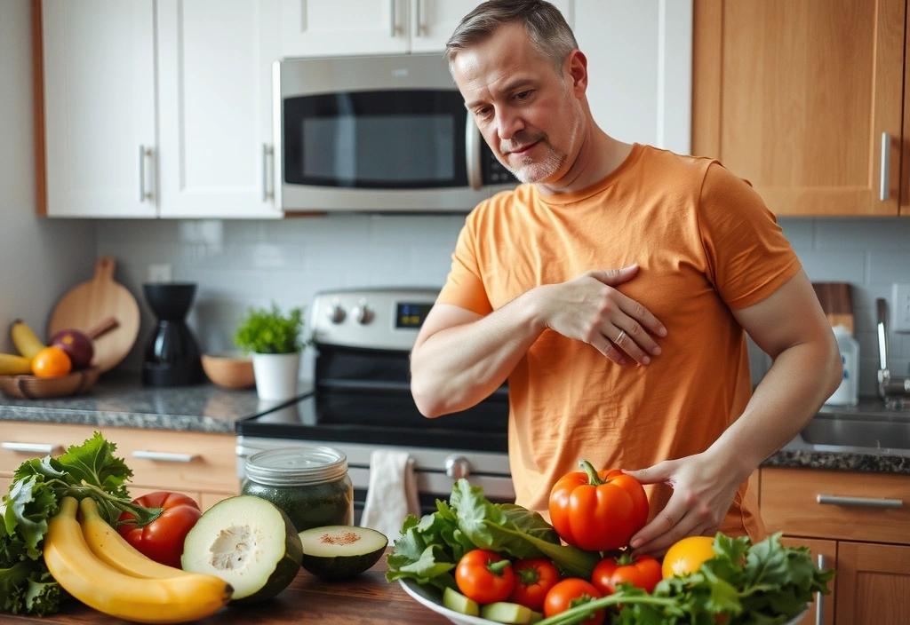 Klient Daniel B. mit gesunder Ernährung für Diabetes-Management